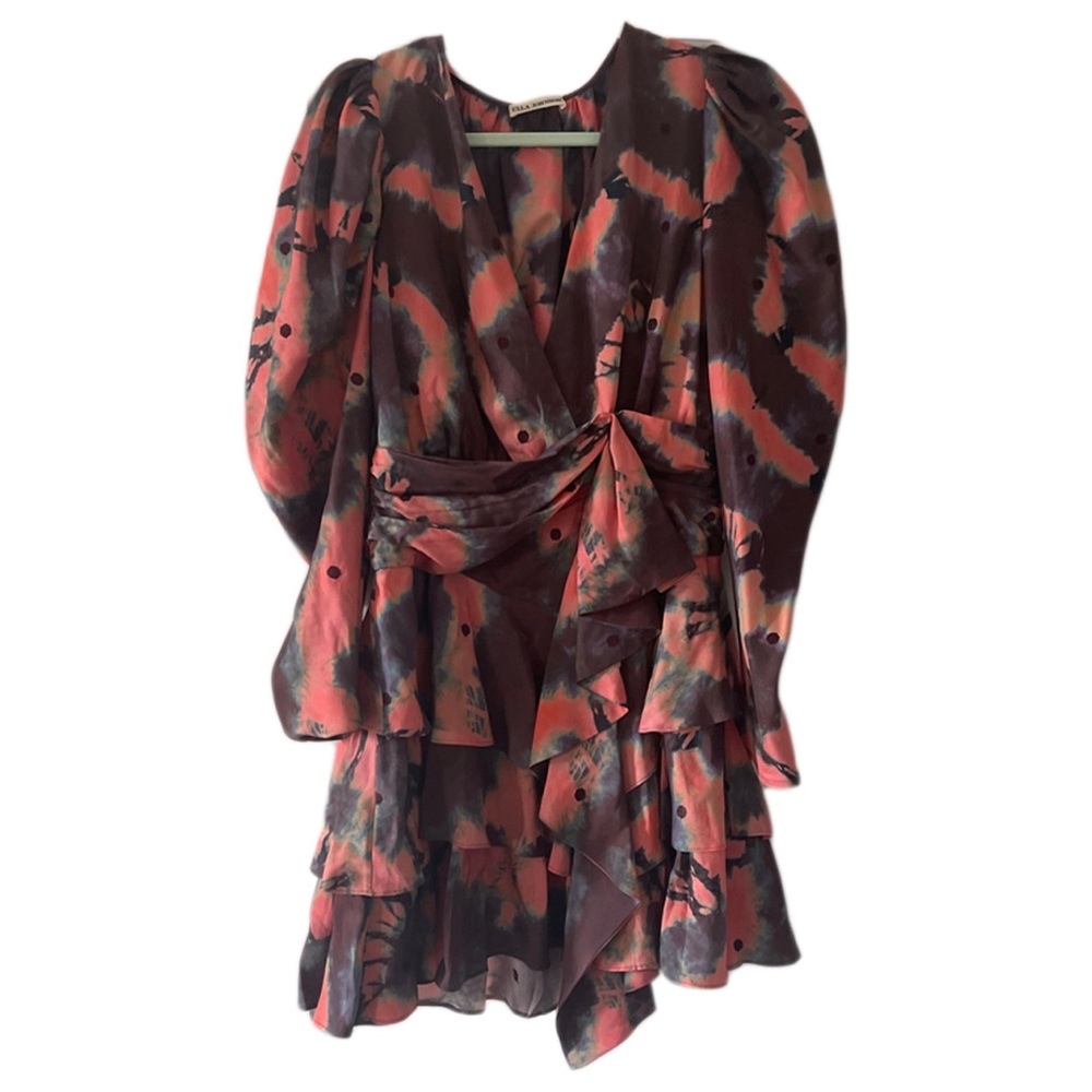 Ulla Johnson silk Tie dye printed dress in size 4, never worn